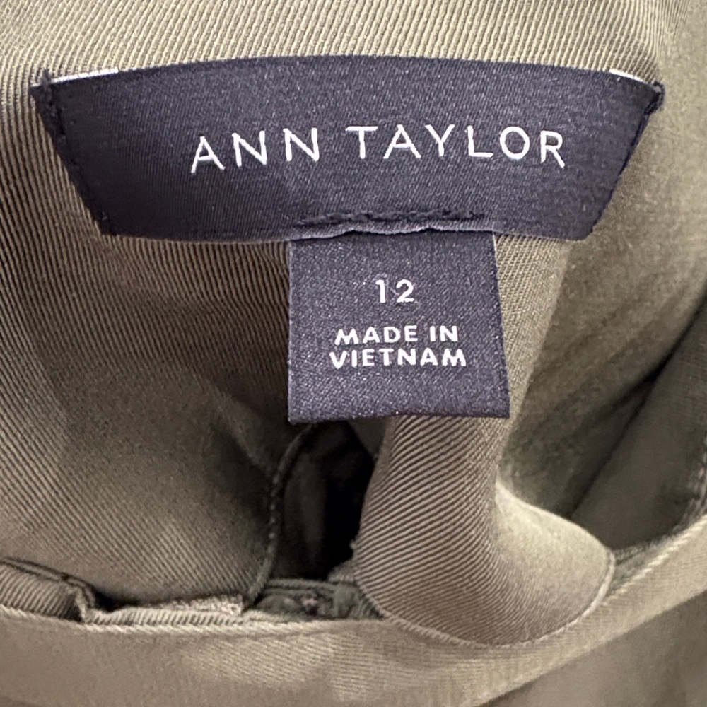 Ann Taylor Sage Green Pants - Picture 2 of 4